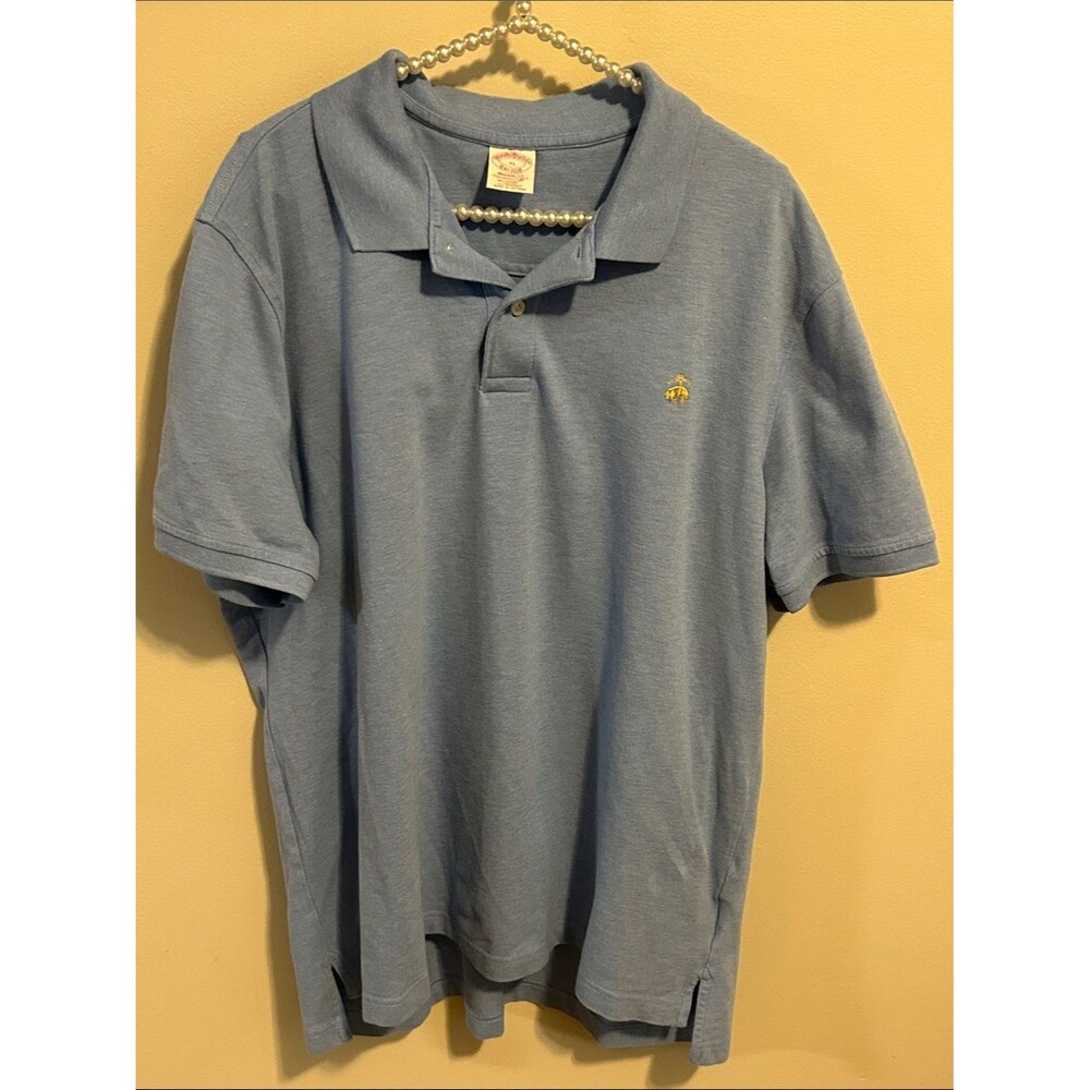 Brooks Brothers Men’s XL Blue Supima Cotton Stretch Polo Shirt